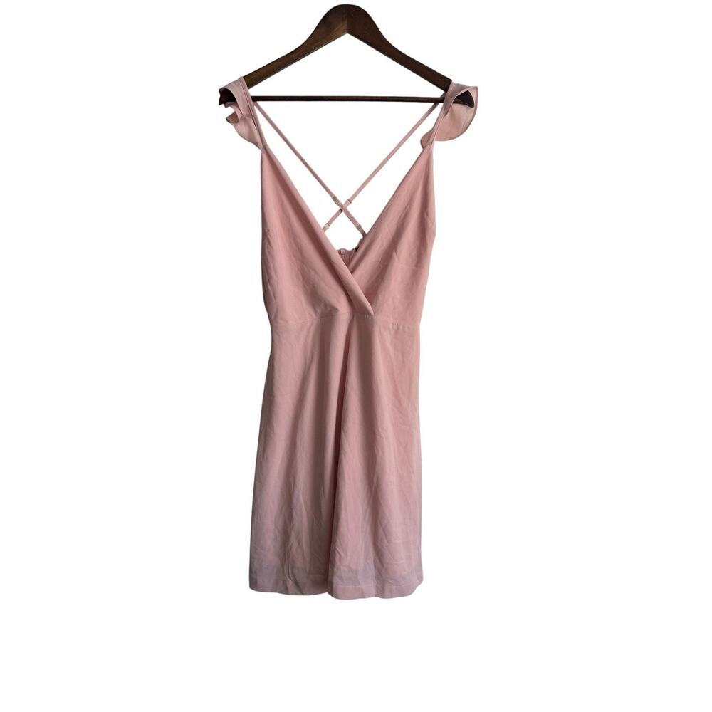 Dee Elly Women’s XL Pink Strappy Back Nordstrom Fit & Flare Dress